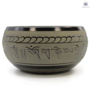 Bol chantant tibétain Extra Loud Five Buddha 21 cm pour méditation et relaxation