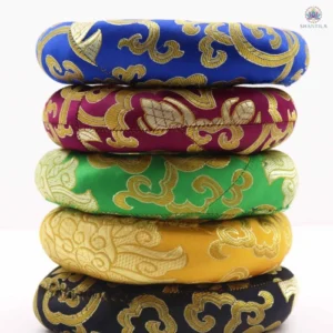 Coussin anneau pour bol tibétain, idéal méditation et pratiques sonores bien-être