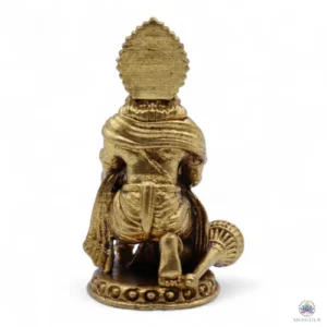 statuette hanuman laiton 36mm dos