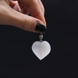 bijou lithotherapie selenite coeur maroc