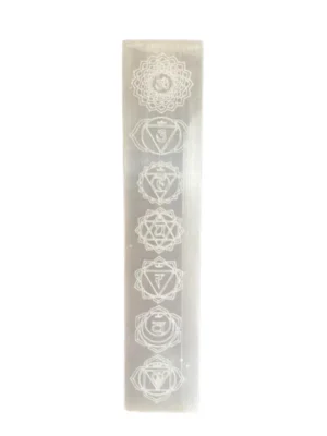 plaque purification selenite 7 chakras lithotherapie