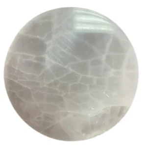 Plaque de rechargement en sélénite naturelle 10cm pour purifier et recharger les pierres