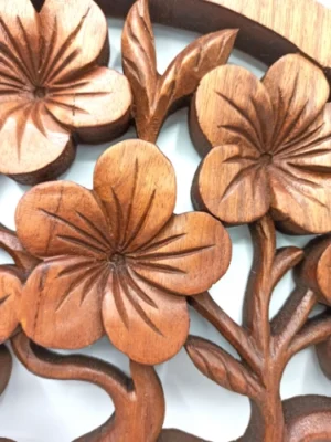 decoration murale arbre de vie bois naturel spiritualite